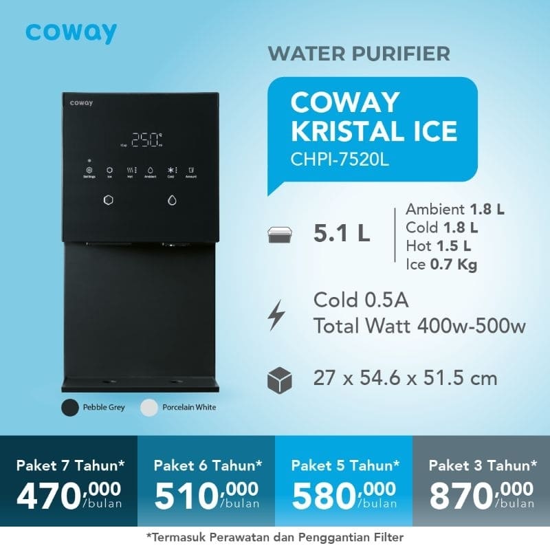 coway kristal ice chpi 7520l