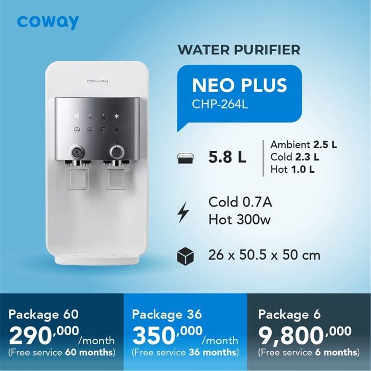 coway neo plus chp 264l