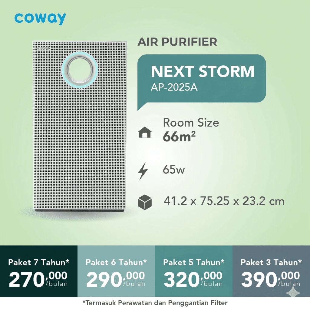 Home air purifier coway