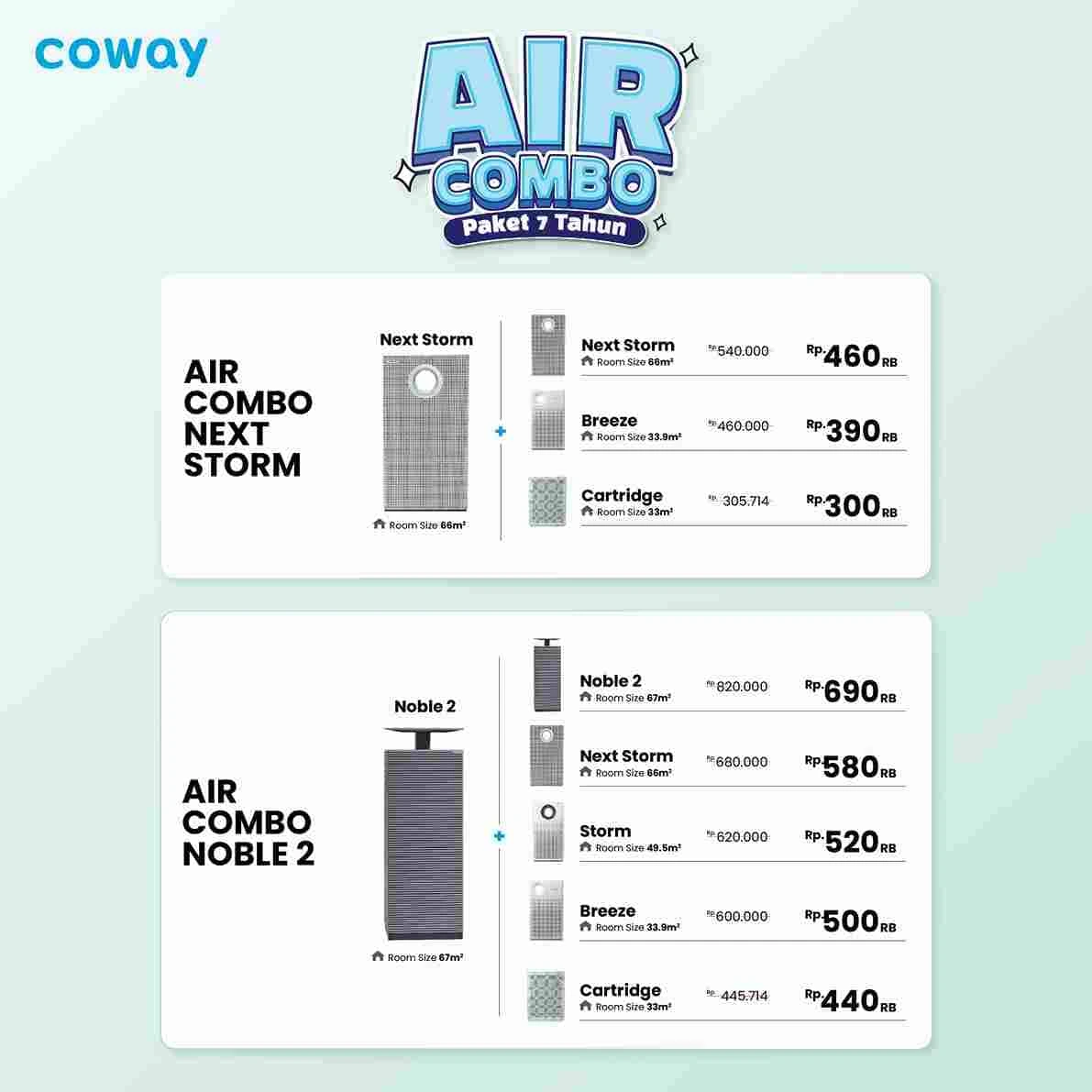 Home coway air combo